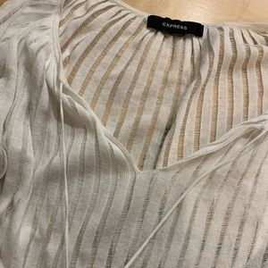 Express long sleeve white